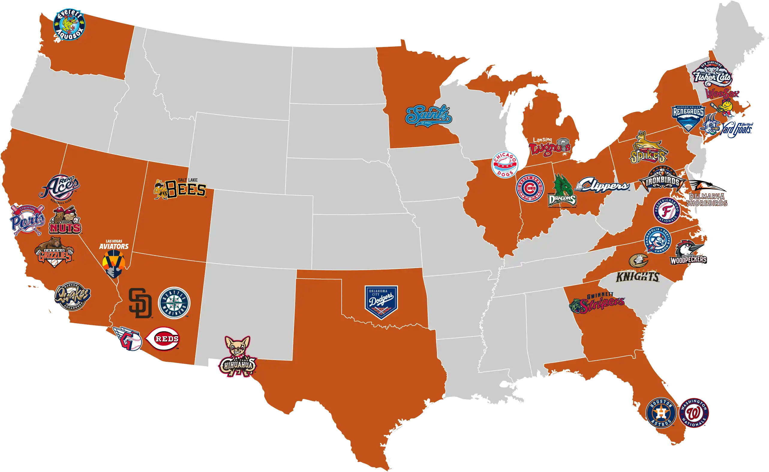 Pro Sports Catering Partner Map